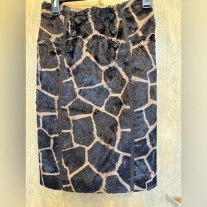 ETCETERA Animal Print Skirt